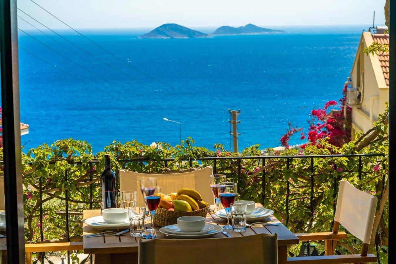 Azure Apartment With Sea View In Kalkan Buitenkant foto