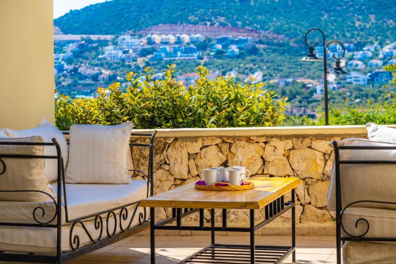 Azure Apartment With Sea View In Kalkan Buitenkant foto