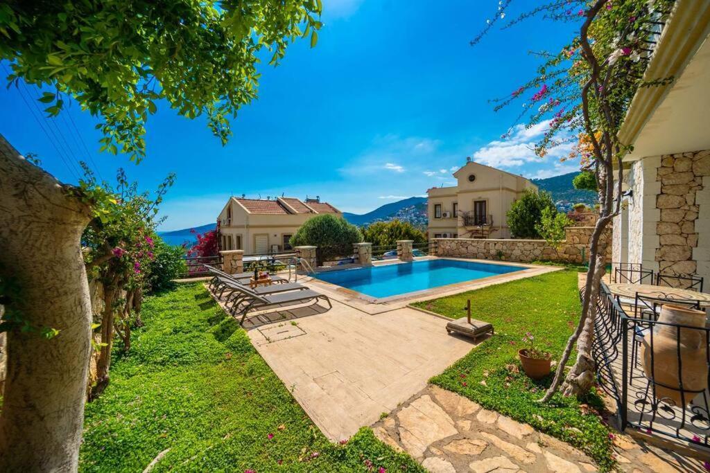 Azure Apartment With Sea View In Kalkan Buitenkant foto