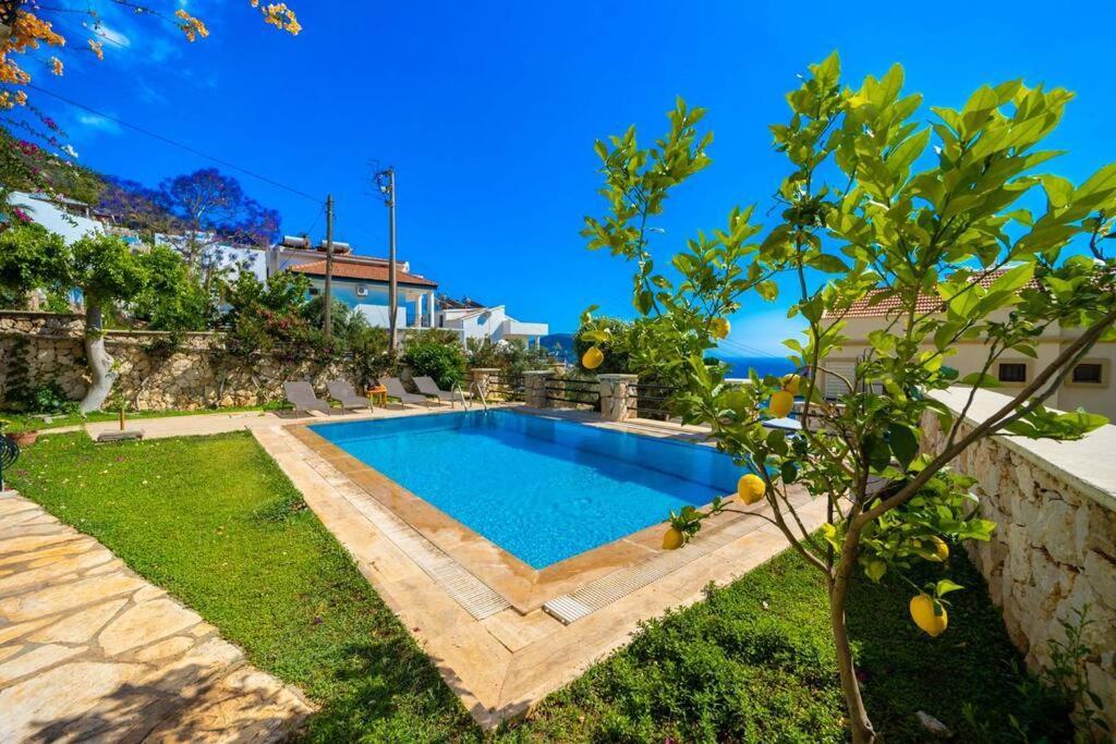 Azure Apartment With Sea View In Kalkan Buitenkant foto